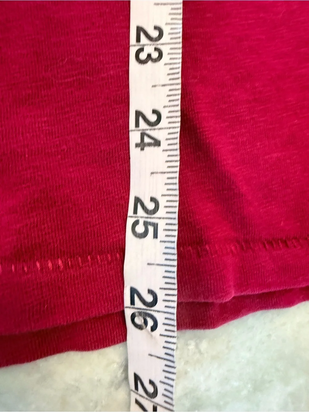 J.Crew Red 100% Cotton Long Sleeve Crewneck T Shirt Classic Tee medium